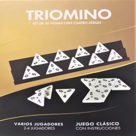 TRIOMINO 56 FICHAS CON ATRILES