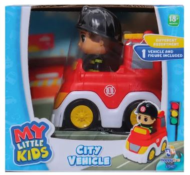 MY LITTLE KIDS  VEHICULO BOMBERO CON MUÑECO