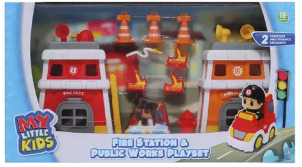 MY LITTLE KIDS ESTACION BOMBERO Y POLICIA