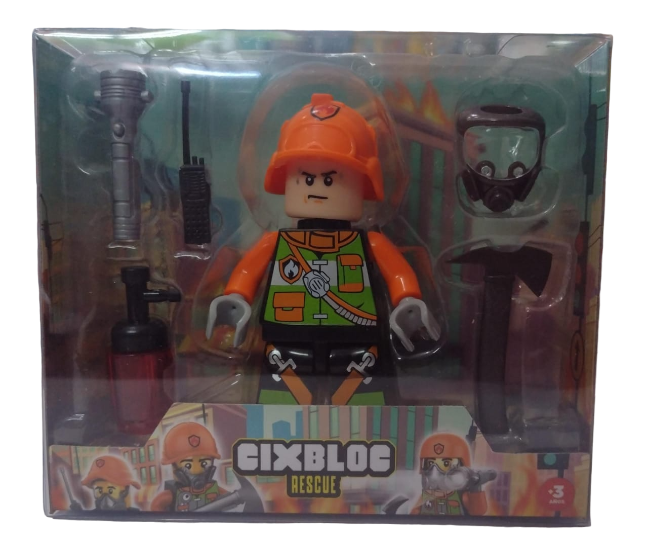 CIXBLOC MUÑECO CON ACCESORIOS RESCATE ESTUCHE