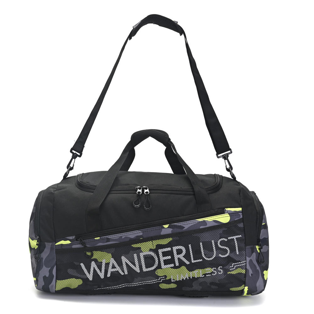 BOLSO WANDERLUST ACTIVE 60X28X25 NEGRA/VERDE