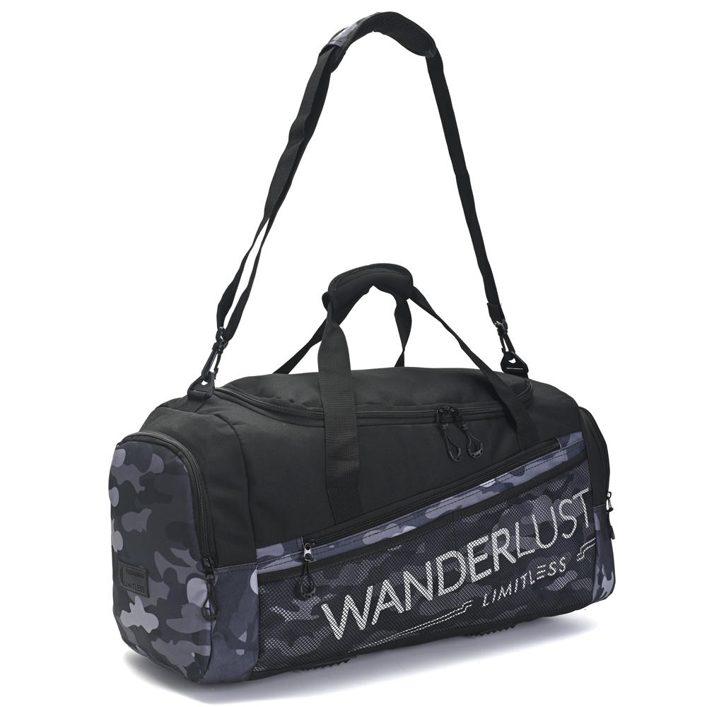 BOLSO WANDERLUST ACTIVE 60X28X25 NEGRA/GRIS
