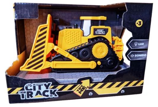 CITY TRACK TOPADORA CON LUZ Y SONIDO FRICCION