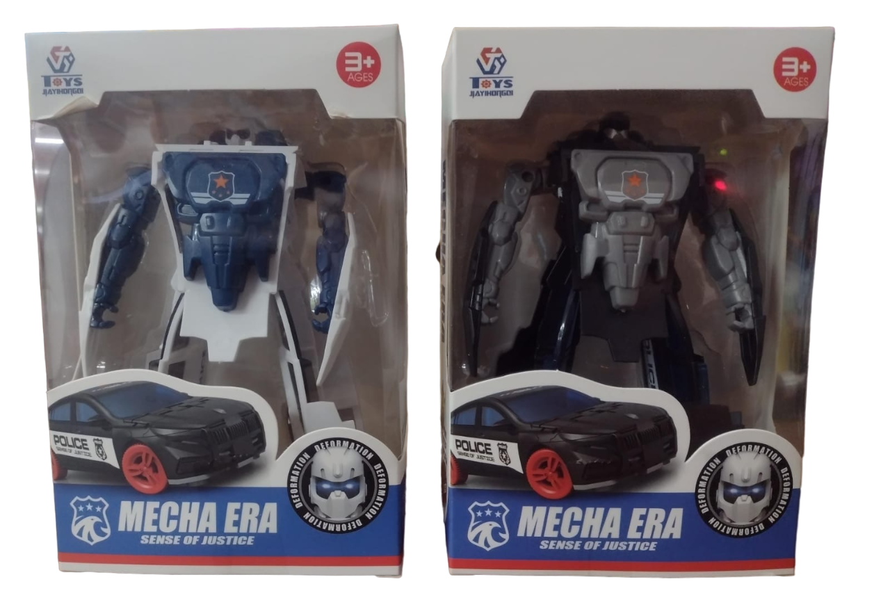 AUTO TRANSFORMER POLICIA EN CAJA - 2 MODELOS