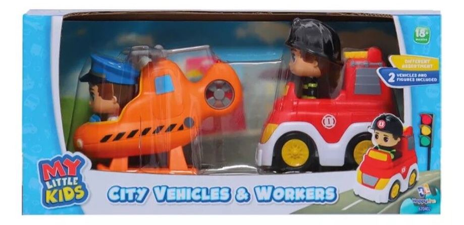 MY LITTLE KIDS SET 2 VEHICULOS CON FIGURAS
