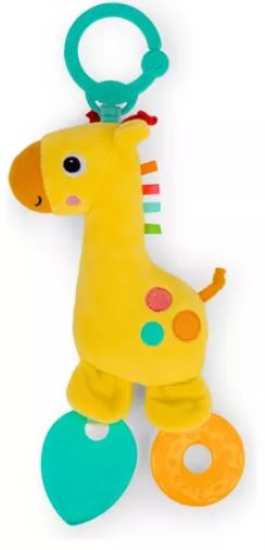 SONAJERO JIRAFA PELUCHE COLGANTE