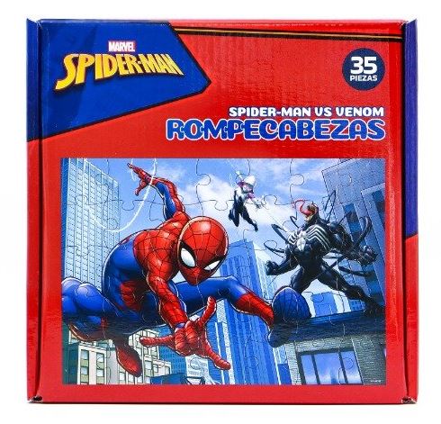 ROMPECABEZAS 35 PIEZAS SPIDERMAN VS VENOM