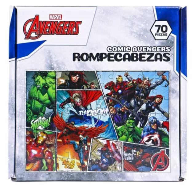 ROMPECABEZAS 70 PIEZAS AVENGERS COMIC
