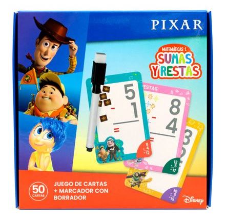 SUMAS Y RESTAS CON MARCADOR PIXAR