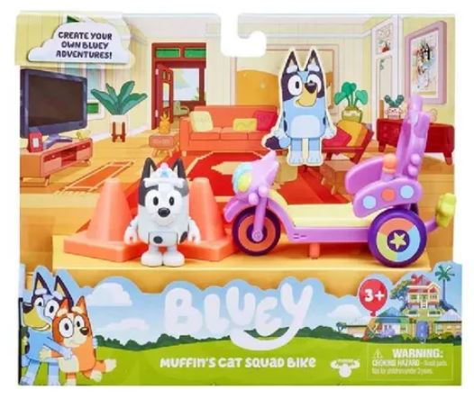 BLUEY FIGURAS CON ACCESORIOS EN CAJA - 3 MODELOS