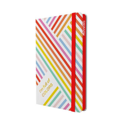 MOOVING NOTES A5 TAPA DURA RAINBOW