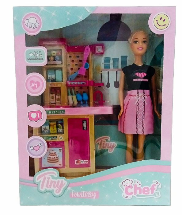 TINY MUÑECA FLACA COCINERA