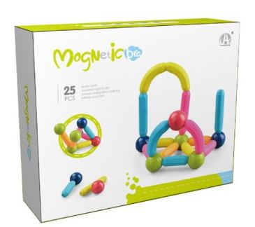 MAGNETIC BAR 25 PIEZAS PALITOS CON PELOTITAS