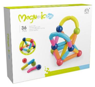 MAGNETIC BAR 36 PIEZAS PALITOS Y PELOTITAS