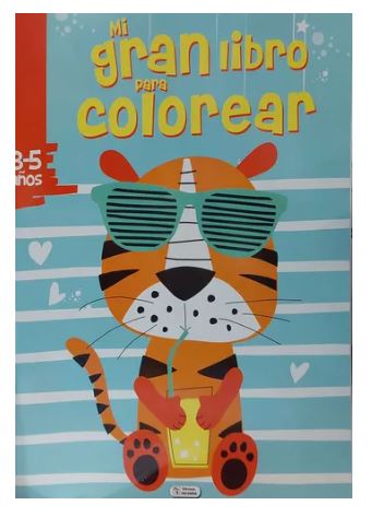 MI GRAN LIBRO PARA COLOREAR TIGRE