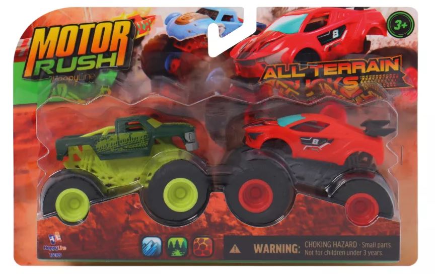 MOTOR RUSH CAMIONETAS X2 EN BLISTER