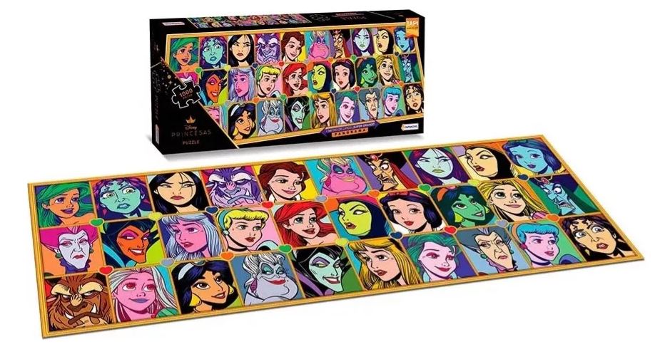 PUZZLE X 1000 PIEZAS PRINCESAS VILLANOS