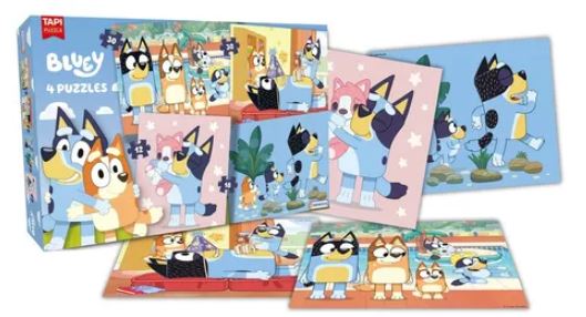 4 PUZZLES BLUEY