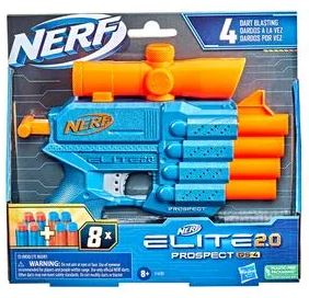 NERF PISTOLA ELITE 2.0 PROSPECT 8 DARDOS