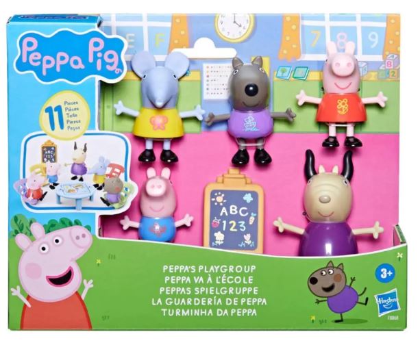PEPPA PIG MUÑECOS GUARDERIA 11 PIEZAS