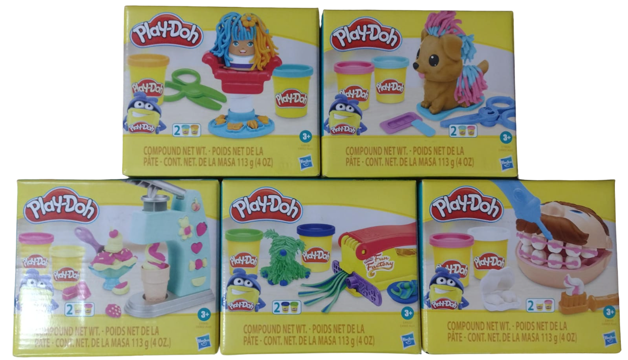 MASA PLAY DOH MINI - 5 MODELOS