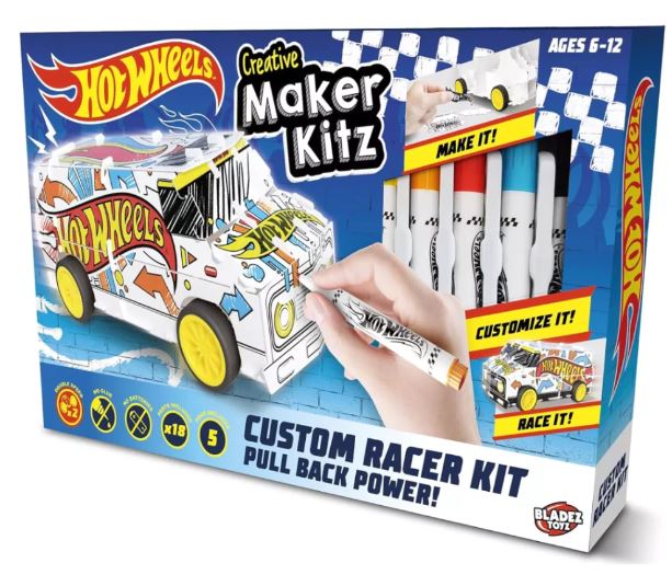 HOT WHEELS TRAFIC PARA ARMAR Y PINTAR PULL BACK