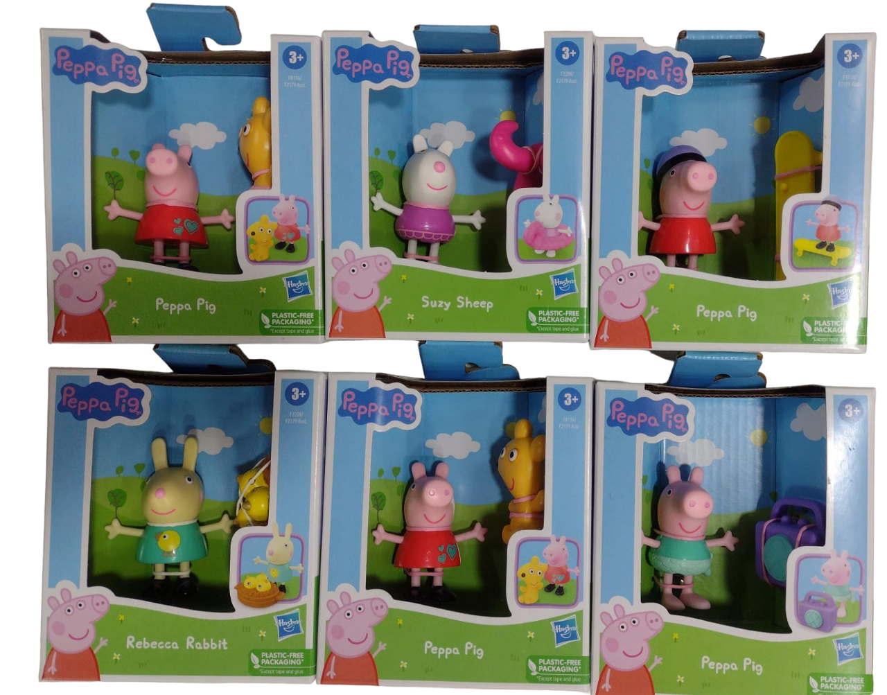 PEPPA PIG FIGURA CON ACCESORIOS EN CAJA - 6 MODELOS