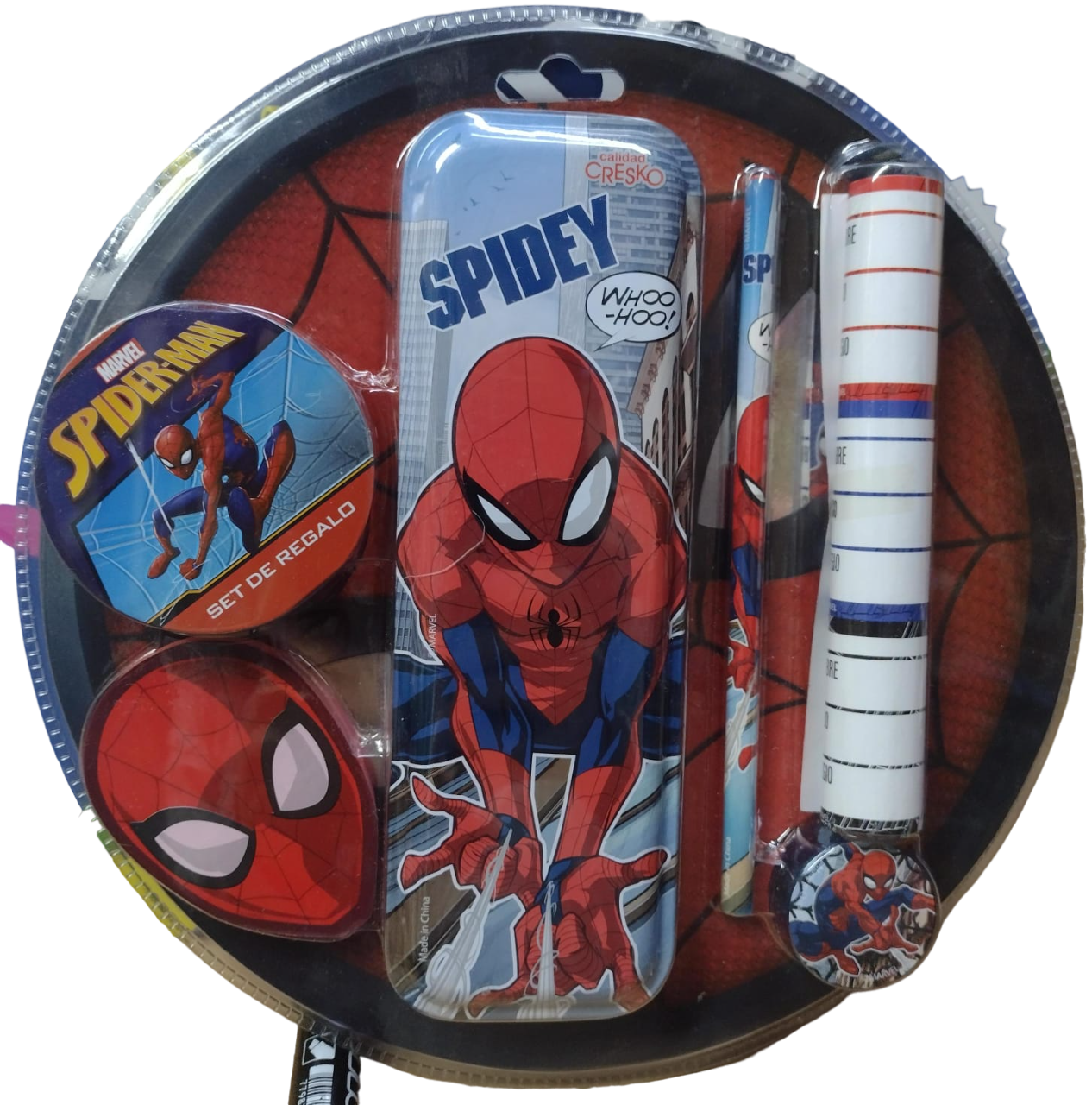 SET ESCOLAR SPIDERMAN