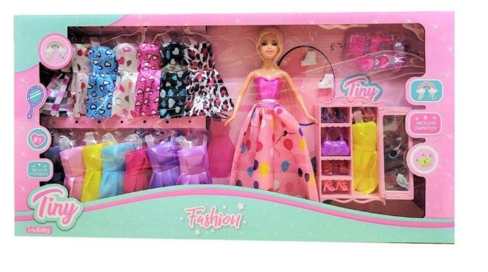 MUÑECA TINY FASHION CON ROPAS