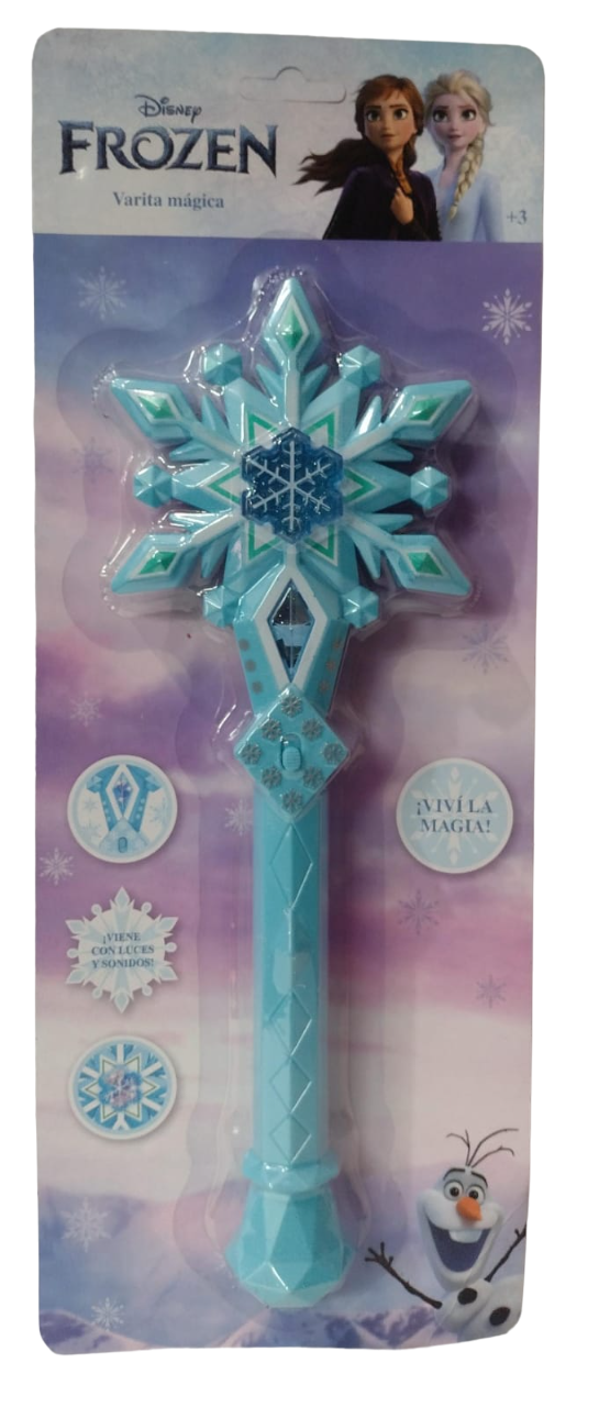 VARITA MAGICA FROZEN CON LUZ Y SONIDO
