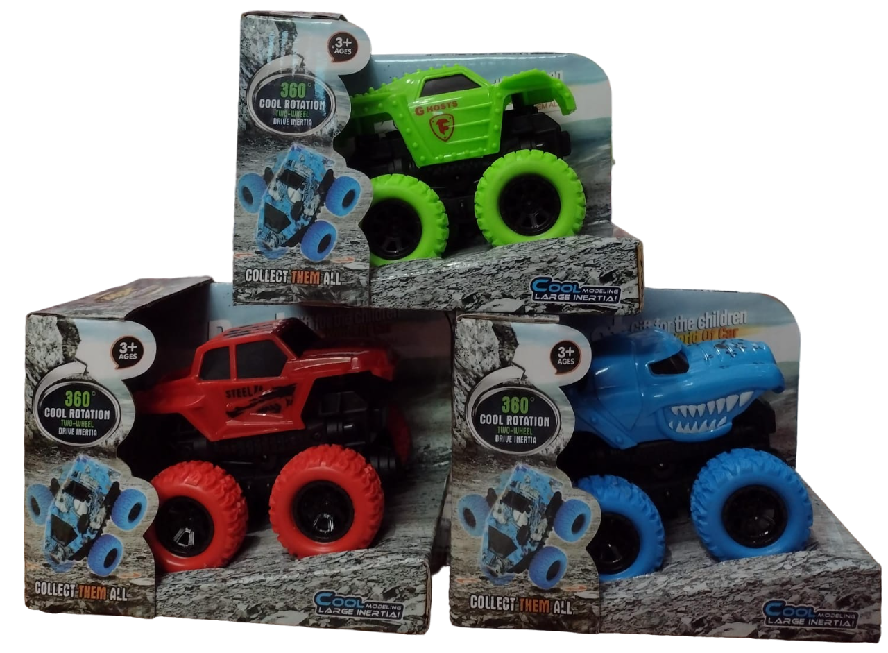 CAMIONETA FRICCION 360° EN CAJA - 3 MODELOS