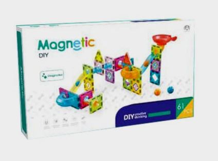 BLOQUES MAGNETICOS DIY 61 PIEZAS TUBULAR