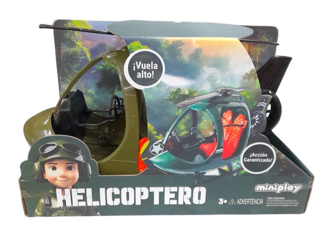 HELICOPTERO DE GUERRA EN CAJA