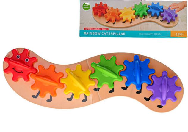 DIDACTICO ORUGA DE COLORES