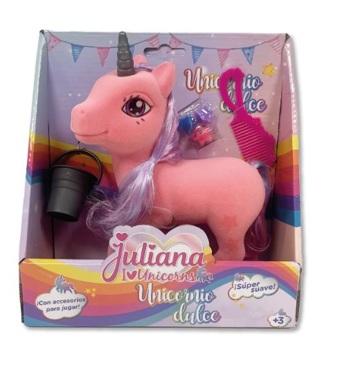 JULIANA DULCE UNICORNIO CON ACCESORIOS