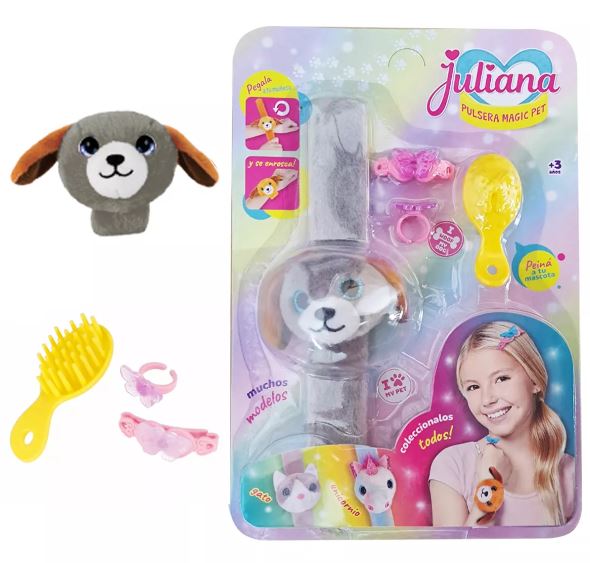 JULIANA PULSERA MAGIC PETS PERRO - 2 COLORES
