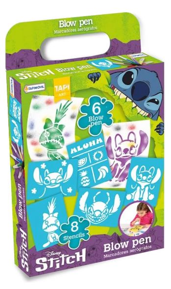 BLOW PEN ART CON STENCILS STITCH