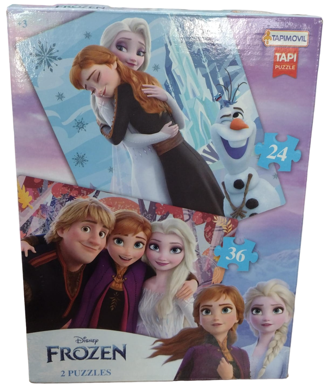 2 PUZZLES 24/36 PIEZAS FROZEN