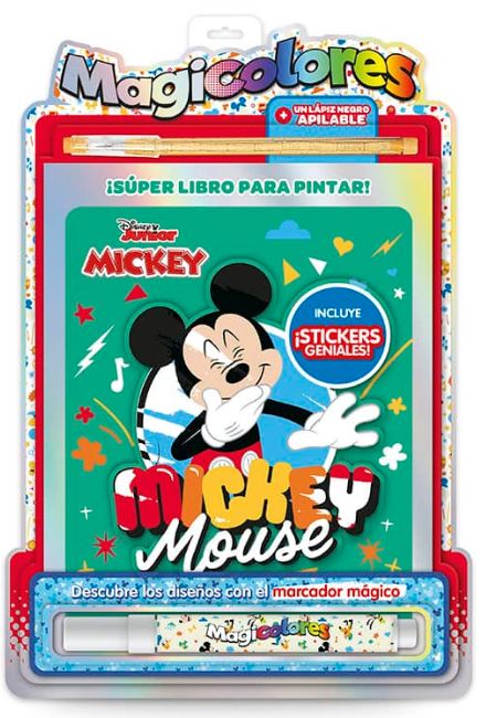 MAGICOS COLORES LIBRO PARA PINTAR MICKEY