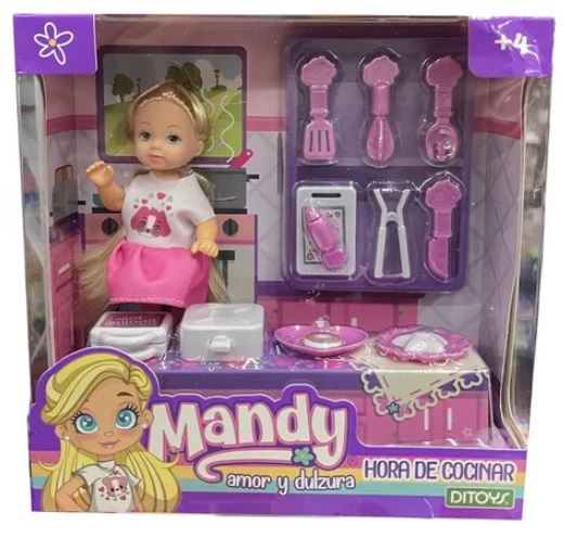 MANDY MUÑECA HORA DE COCINAR