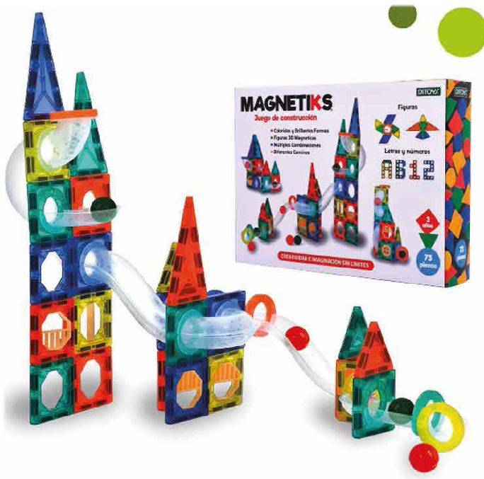 MAGNETIKS BLOQUES 73 PIEZAS