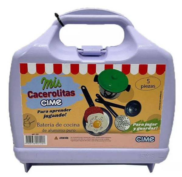 JUEGO DE COCINA 5 PIEZAS  EN VALIJA