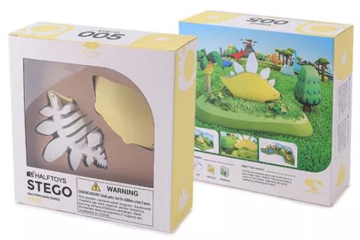 HALFTOYS PLAYSET IMANTADO STEGOSAURUS 16 CM
