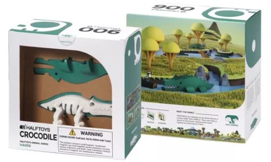 HALFTOYS PLASYSET IMATADO COCODRILO 16 CM