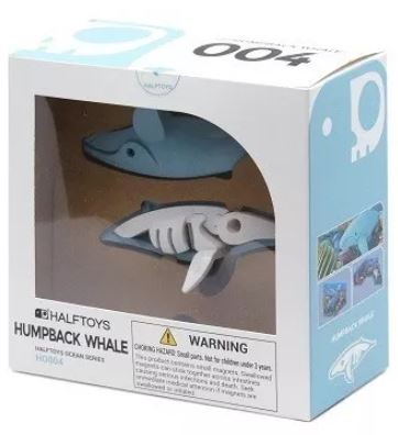 HALFTOYS PLAYSET IMANTADO BALLENA 16 CM