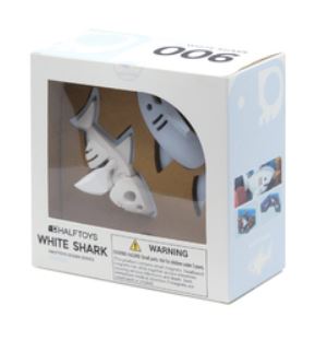 HALFTOYS PLASYSET IMANTADO TIBURON BLANCO 16 CM
