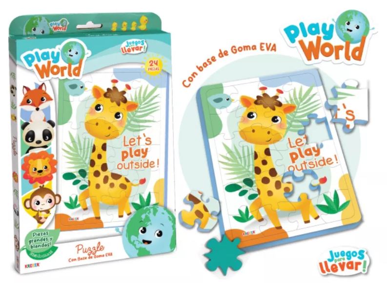 PLAY WORLD PUZZLE GOMA EVA
