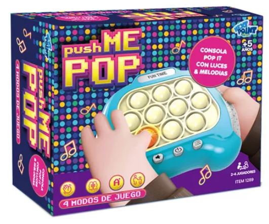 PUSH ME POP CON LUCES Y SONIDOS