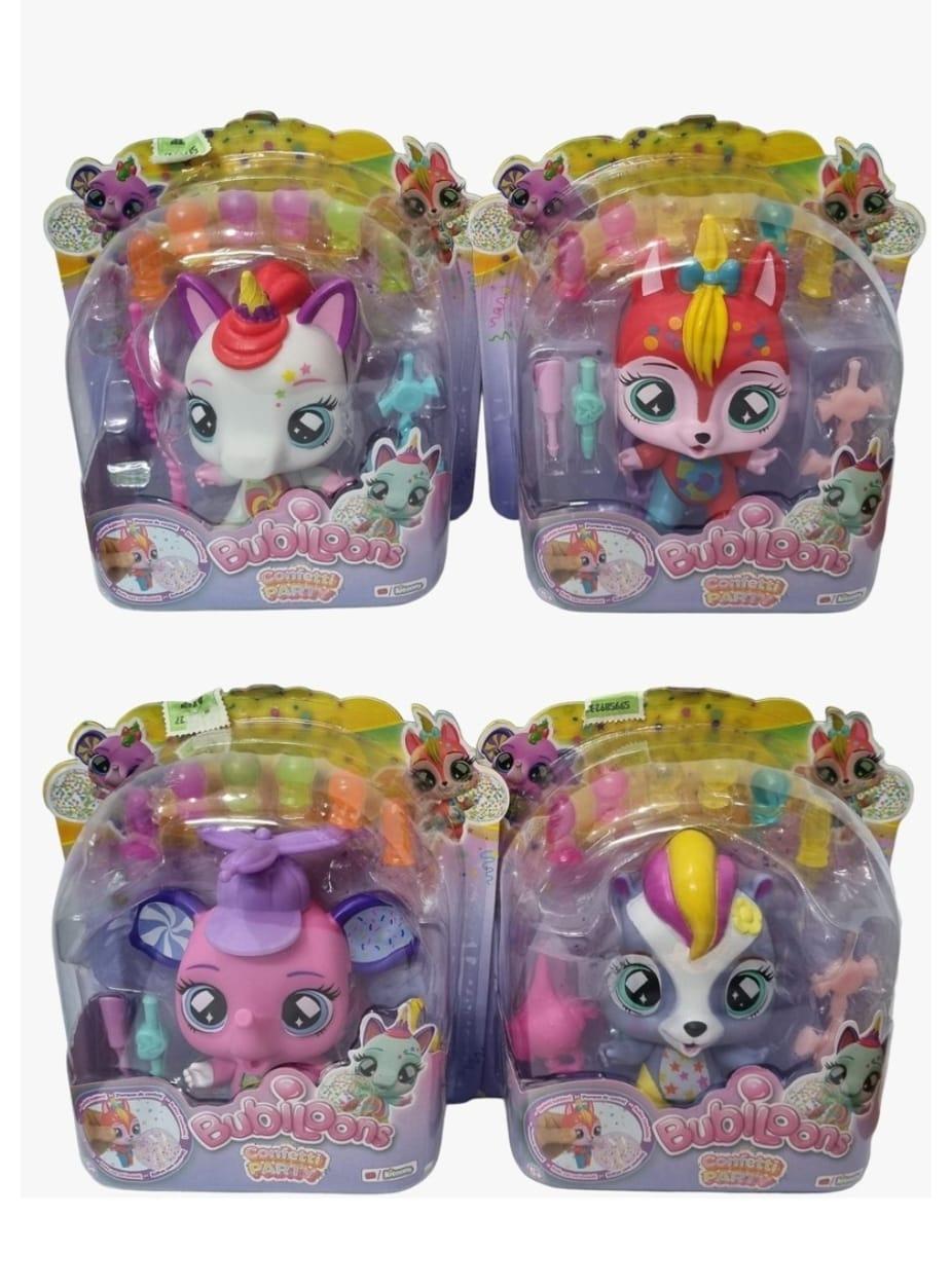 BUBILOONS CONFETTI PARTY EN BLISTER - 7 MODELOS