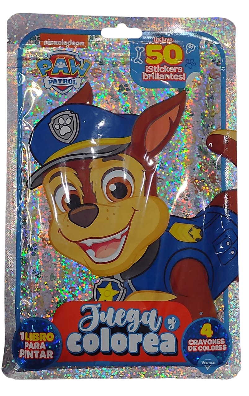 JUEGA Y COLOREA SOBRE CHICO PAW PATROL